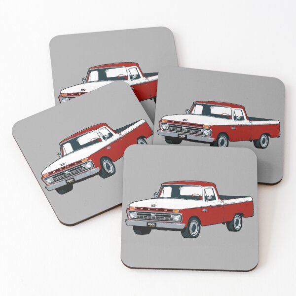 Item preview, '66 White Red F Truck designed and sold by CoolRide.