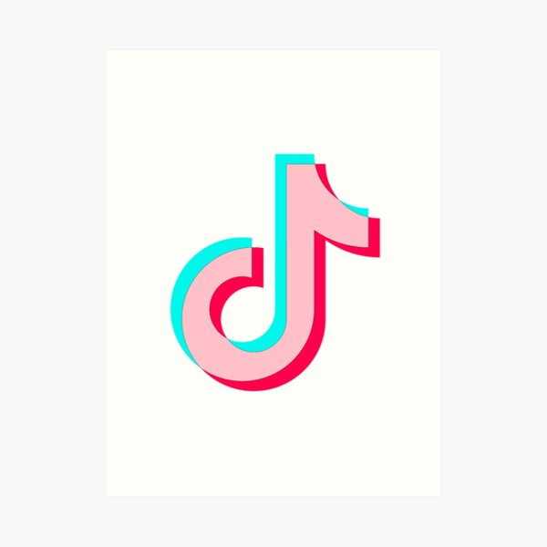 logo tik tok pink