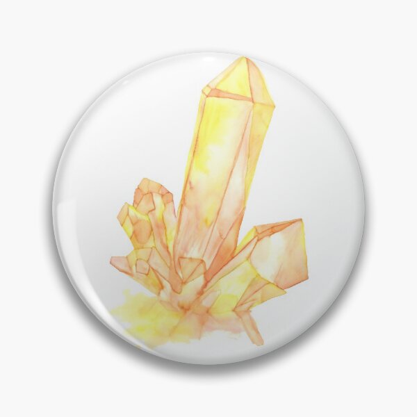 Item preview, Watercolor Crystals "Inclusion" series #3 Yellow designed and sold by RoxyTocin.