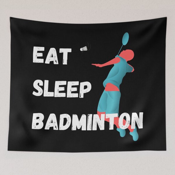 Item preview, Badminton Eat Sleep Badminton vintage designed and sold by OneTimeEngineer.