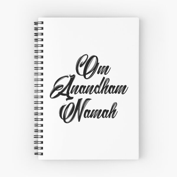 Item preview, Om Anandham Namah (black) designed and sold by didijuca.