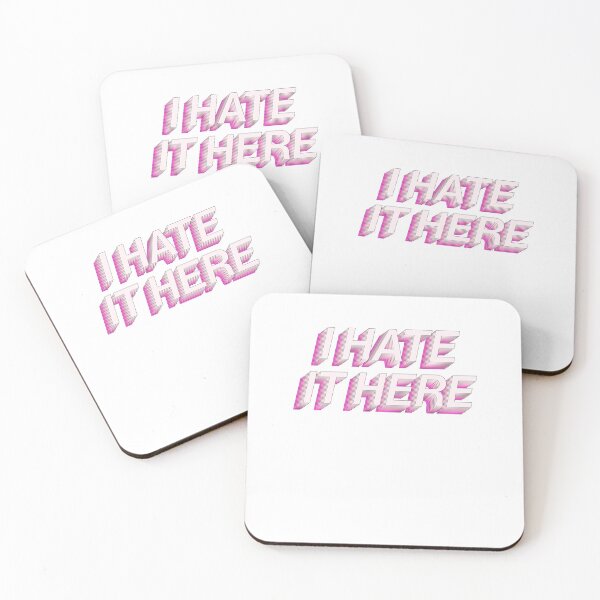 Item preview, I Hate It Here Cute Sarcastic Pink Qurky designed and sold by sharedipmemes.