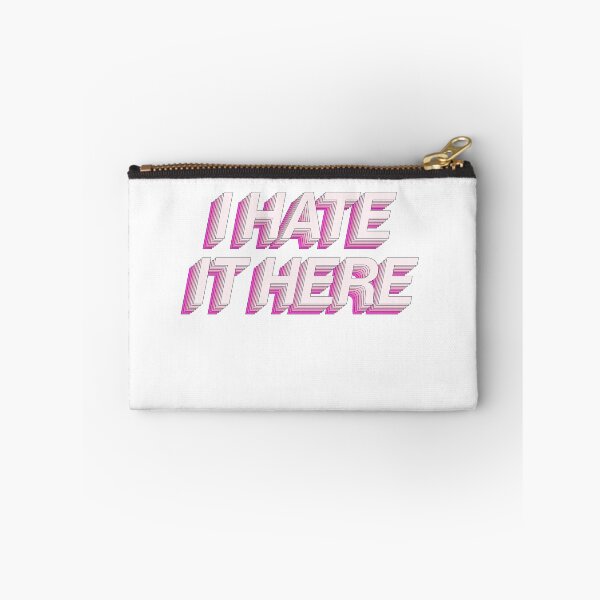 Item preview, I Hate It Here Cute Sarcastic Pink Qurky designed and sold by sharedipmemes.