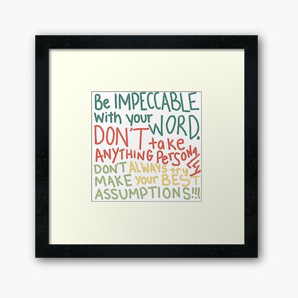 Item preview, Four Agreements designed and sold by abbieenc.