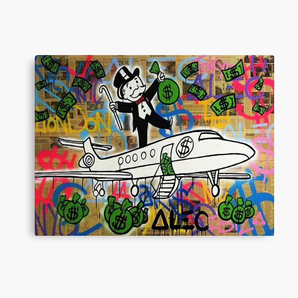 Alec Monopoly t-shirt Canvas Print