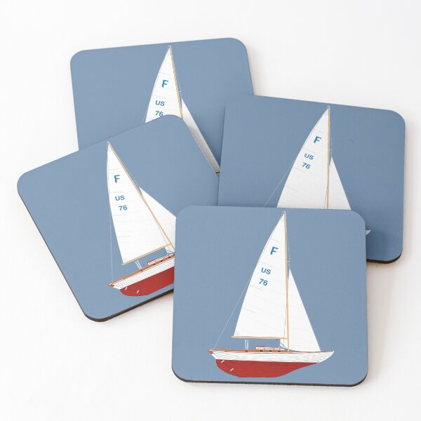 Item preview, Folkboat 76 Yacht designed and sold by RedBubbleBath.