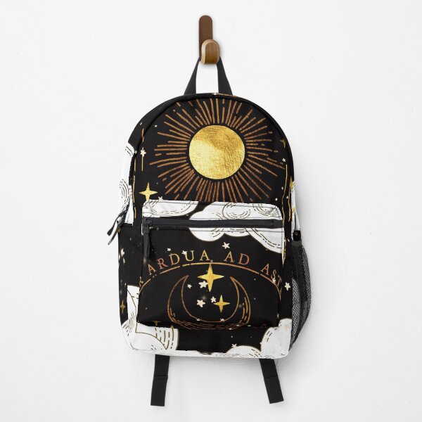 Item preview, Per Ardua Ad Astra | Sun, Moon and Stars | Divine Witchy Aesthetic Print designed and sold by Bebichic.