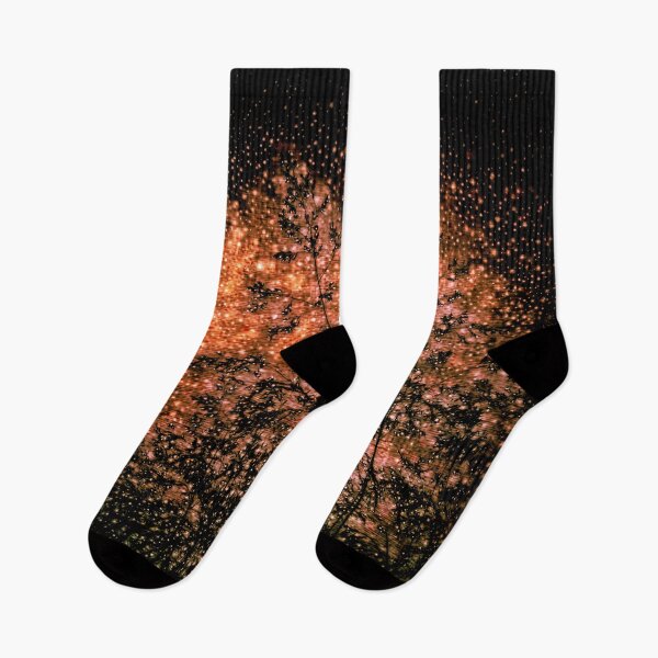 Item preview, Field of hay and burning golden orange sky designed and sold by SulkaCreative.