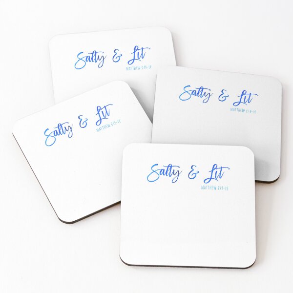 Item preview, Salty And Lit God Christian Bible Verse designed and sold by sharedipmemes.