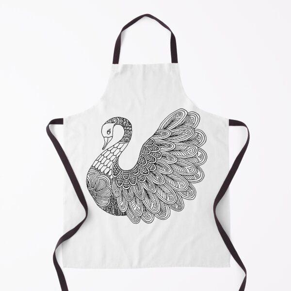 Item preview, Black Swan Zentangle designed and sold by DesignPMG.