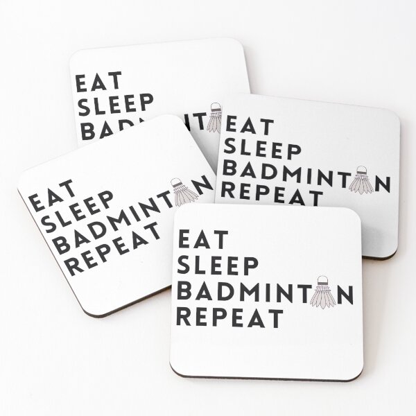 Item preview, eat sleep badminton designed and sold by The Parallel X.