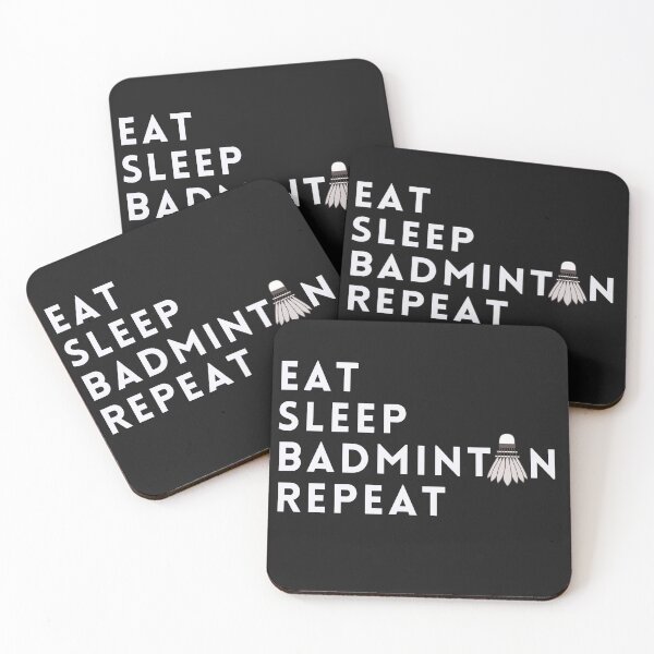 Item preview, eat sleep badminton designed and sold by The Parallel X.