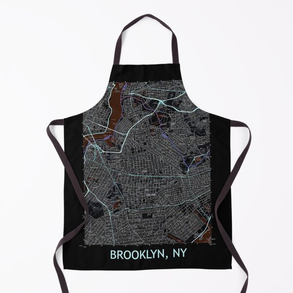 Item preview, Brooklyn, NY Topographical Map Dark designed and sold by PGHPhotoCo.