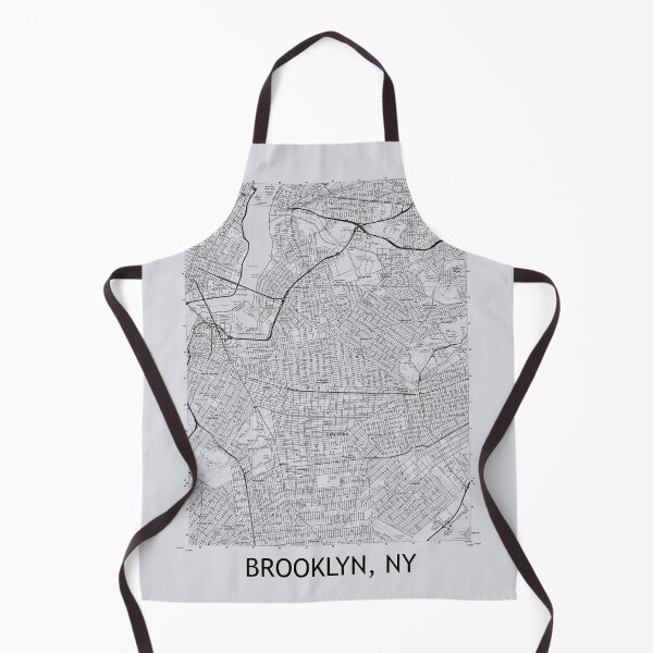 Item preview, Brooklyn, NY Topographical Map Grey designed and sold by PGHPhotoCo.