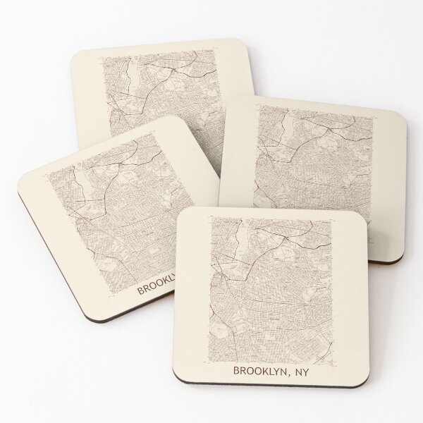 Item preview, Brooklyn, NY Topographical Map Vintage designed and sold by PGHPhotoCo.