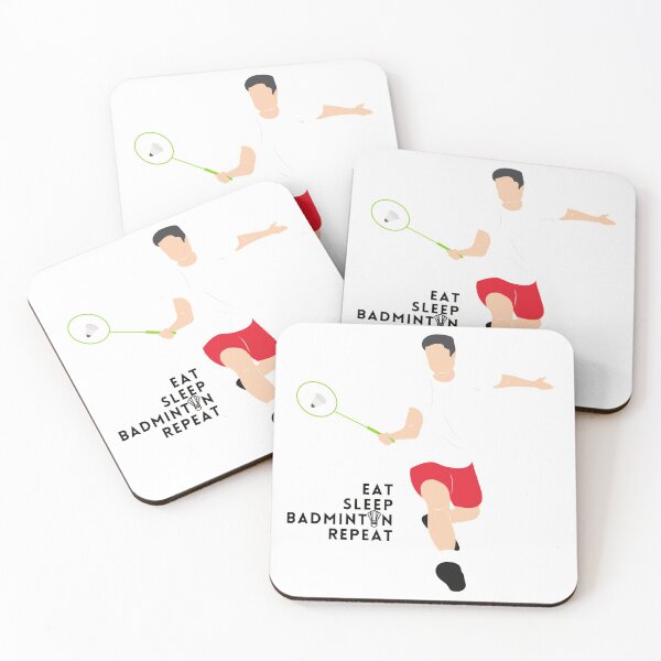 Item preview, eat sleep badminton designed and sold by The Parallel X.