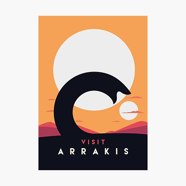 Item preview, Dune 2020 Visit Arrakis Sandworm designed and sold by justjonboy.