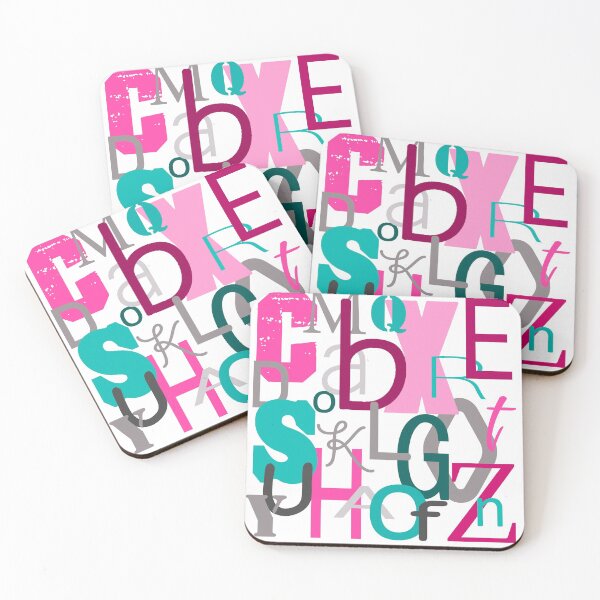 Item preview, colored typography designed and sold by Idea y Design.