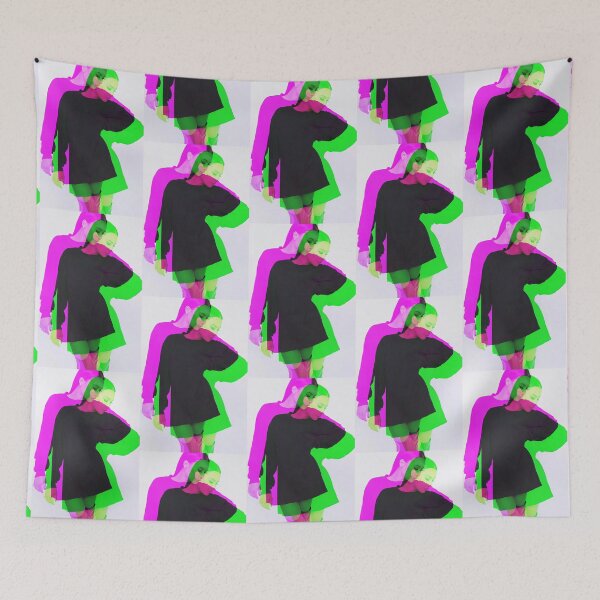 Item preview, Naya Rivera Chromatic art, Green and pink designed and sold by NayaRivera.
