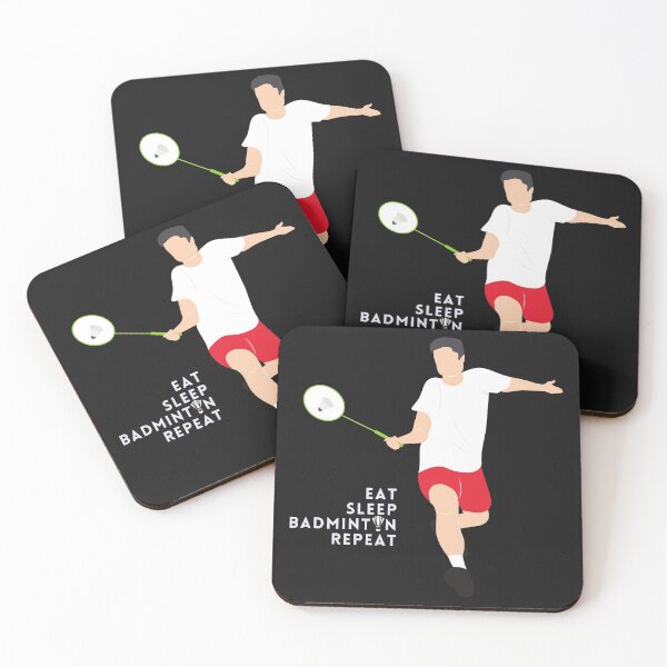 Item preview, eat sleep badminton designed and sold by The Parallel X.