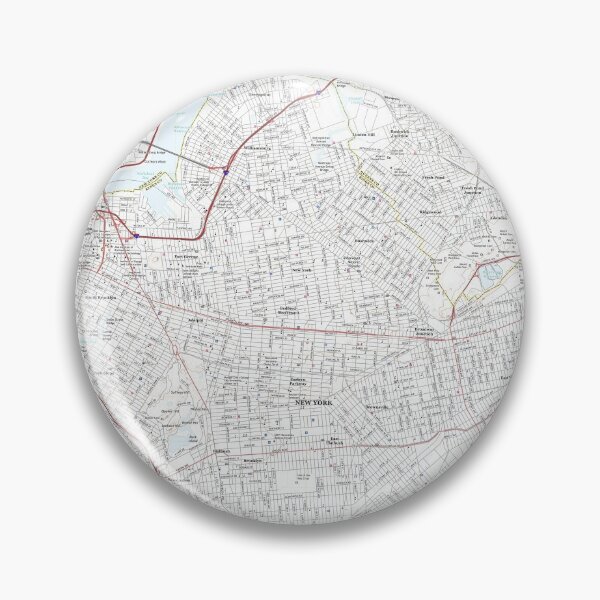 Item preview, Brooklyn, NY Topographical Map Clean designed and sold by PGHPhotoCo.