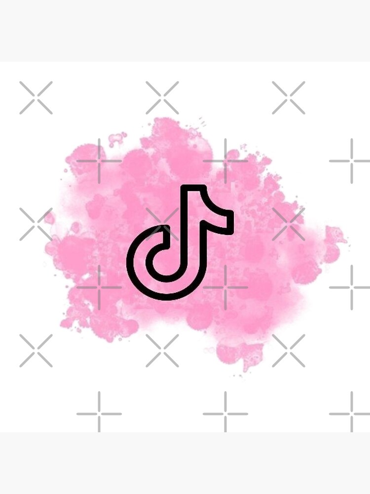 Pink Tik Tok Logo Aesthetic Tik Tok Logo Postcard By Lucky Fern Redbubble