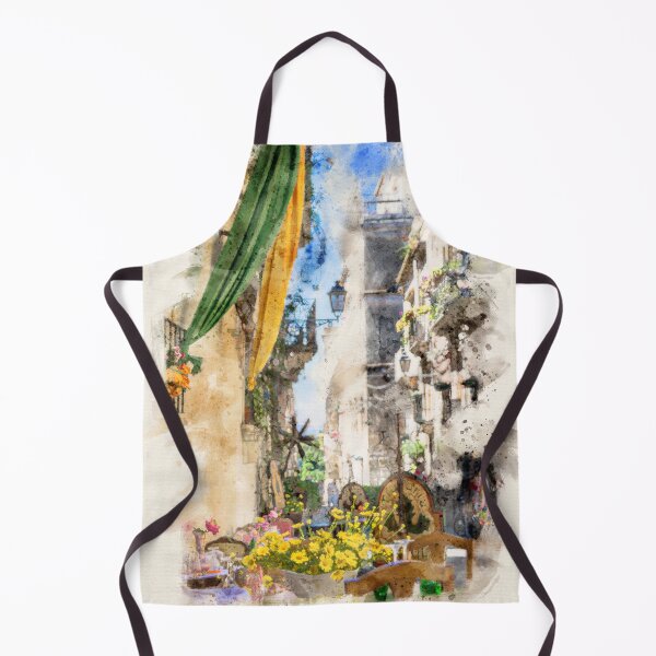 Item preview, Traditional Street of Syracuse Watercolor designed and sold by lugamor.