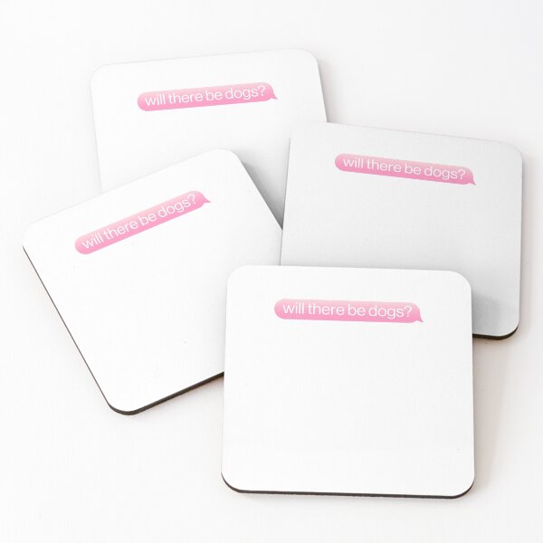 Item preview, Will There Be Dogs Pink iMessage Pets designed and sold by sharedipmemes.