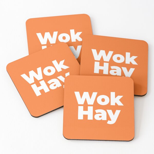 Item preview, Wok Hay (White) Funny designed and sold by BunnyPrinceDegn.