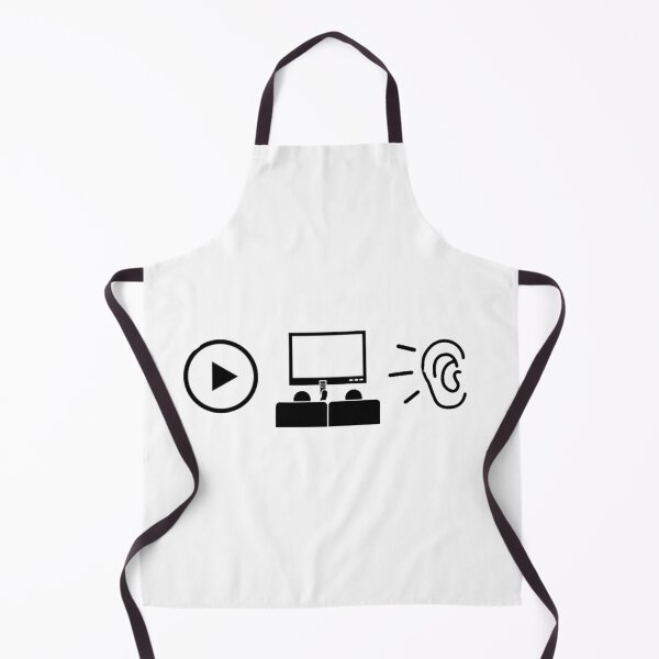 Item preview, play watch listen t-shirt sticker designed and sold by -BENOVI.