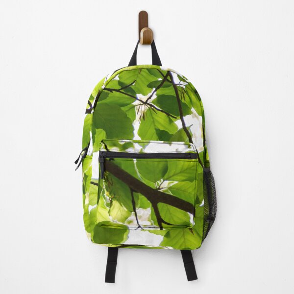 Item preview, Looking up at green leaves with sun filtering through designed and sold by hawa0508.