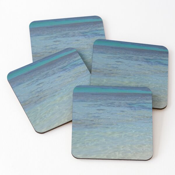 Item preview, Beautiful blues. Crystal clear ocean water lapping across the reef onto the sand. South west, Western Australia designed and sold by JellyBeenzz.