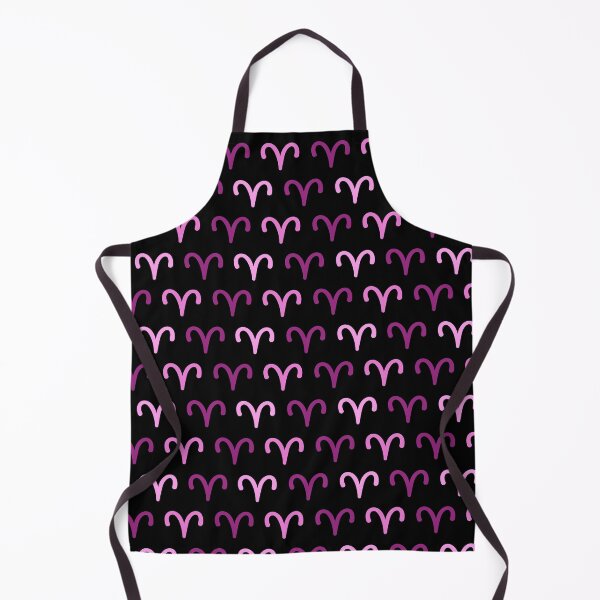 Item preview, Aries pink woman sign, astrology zodiac symbol black background designed and sold by Stéphane Thirion.