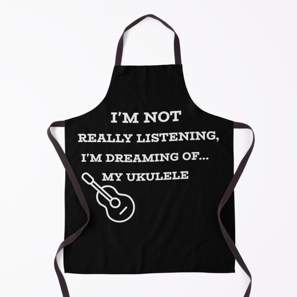 Item preview, I'm Not Really Listening, I'm Dreaming of My Ukulele Design designed and sold by joabaj.