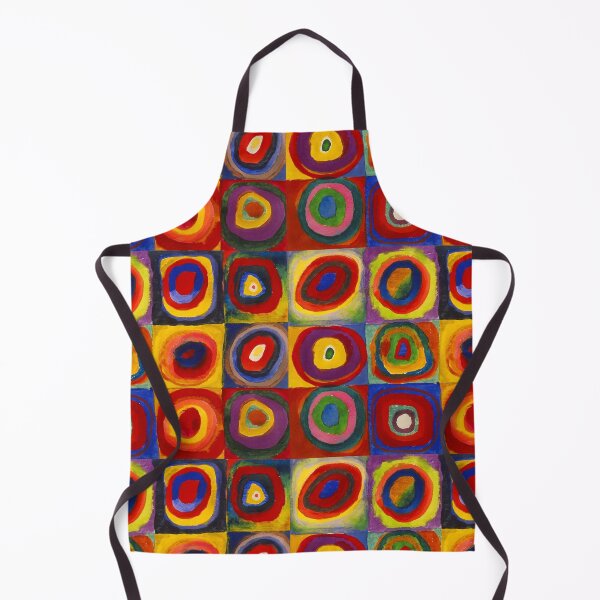 Item preview, Squares with Concentric Circles by Kandinsky designed and sold by vintageemporium.