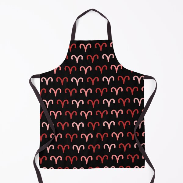 Item preview, Aries sign red, astrology zodiac symbol black background designed and sold by Stéphane Thirion.