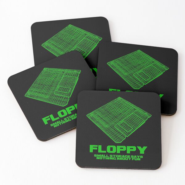 Item preview, Floppy disk in retro hologram optics for gamer + computer fans designed and sold by emm-j.