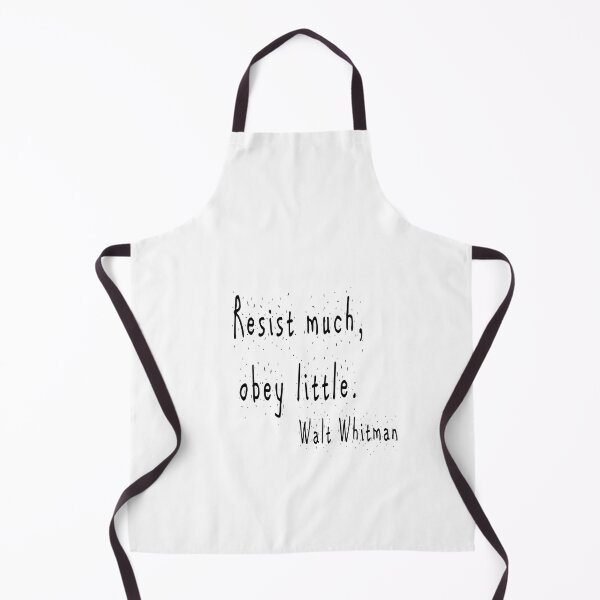 Item preview, Resist much, obey little. Walt Whitman designed and sold by jmacnairart.