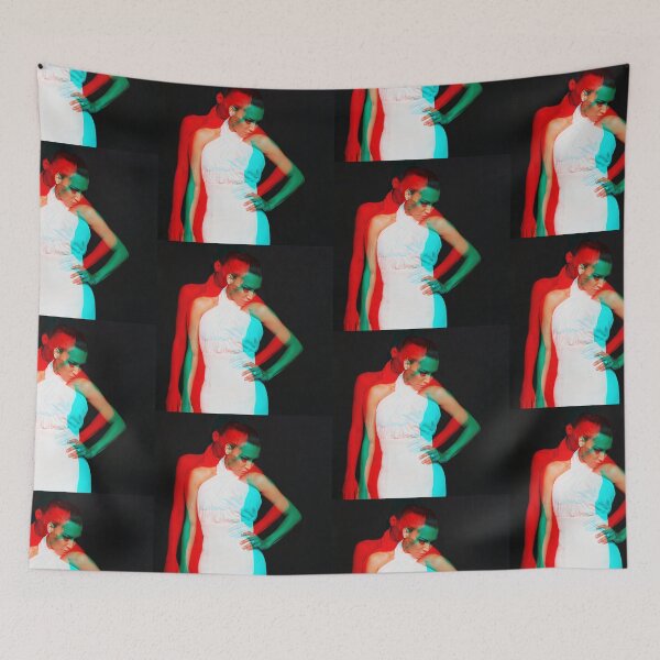 Item preview, Naya Rivera Chromatic art 3, Blue and red designed and sold by NayaRivera.