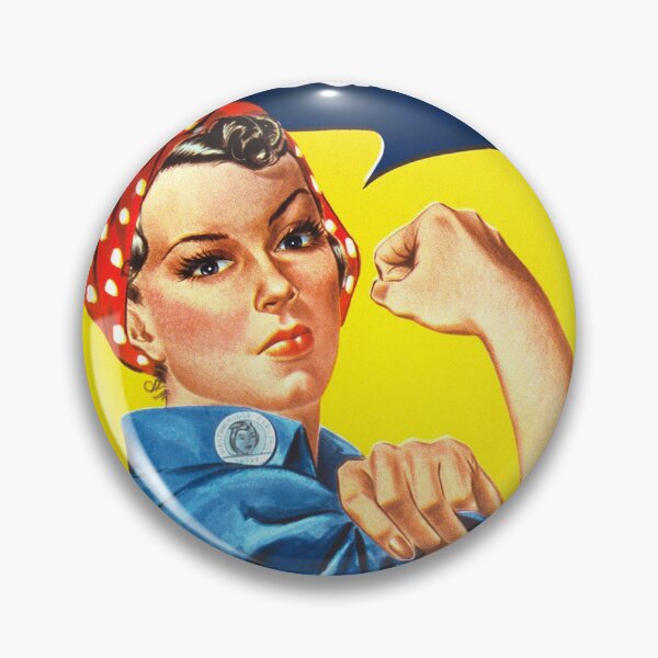 Item preview, We Can Do It! Retro vintage WWII Design designed and sold by vintageemporium.