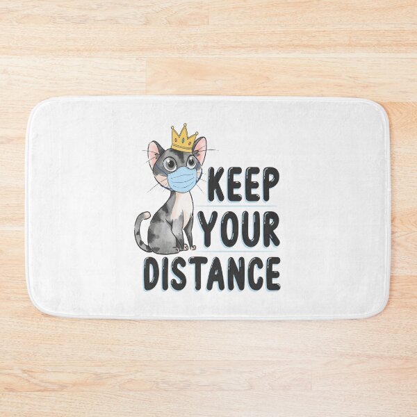 Item preview, keep your distance cat designed and sold by Tagesapfel.