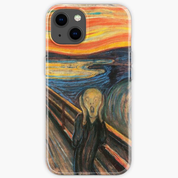 The Scream by Edvard Munch iPhone Soft Case