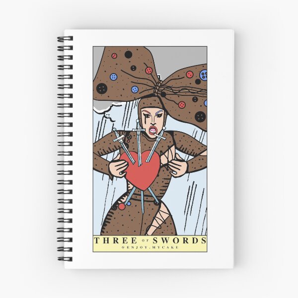 Item preview, Jan - Three of Swords designed and sold by enjoymycake.