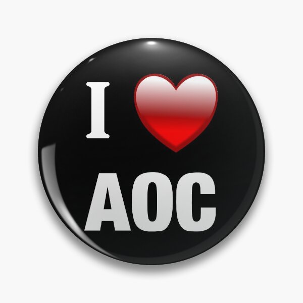 Item preview, I LOVE AOC designed and sold by RedBubbleBoom.