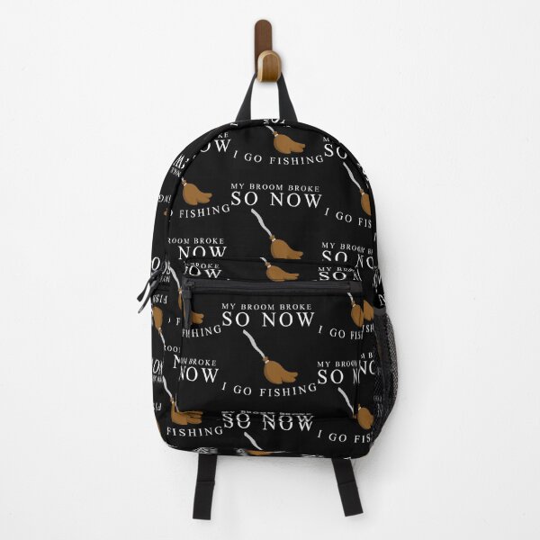 Item preview, My Broom Broke So Now I Go Fishing designed and sold by vibrantyy.