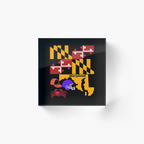 Item preview, Maryland Flag and Sports designed and sold by Trendi61.