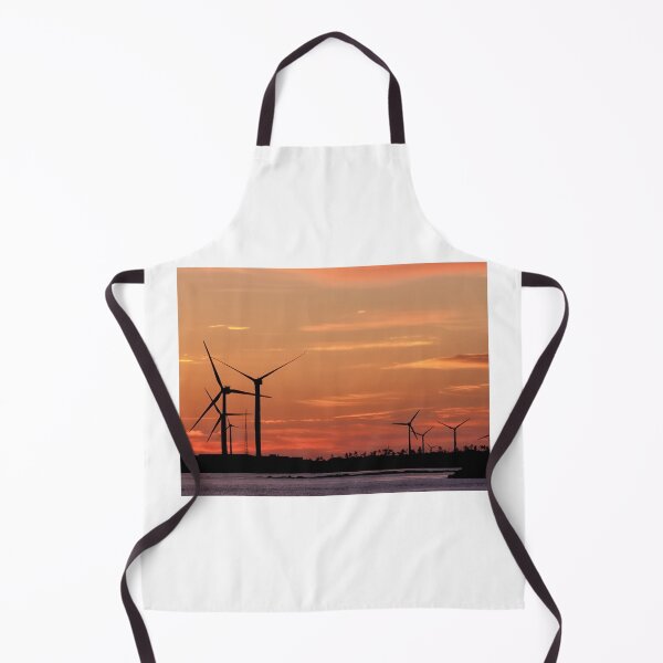 Item preview, Sunrise and windmills on the jeju sea in Korea designed and sold by human8891.