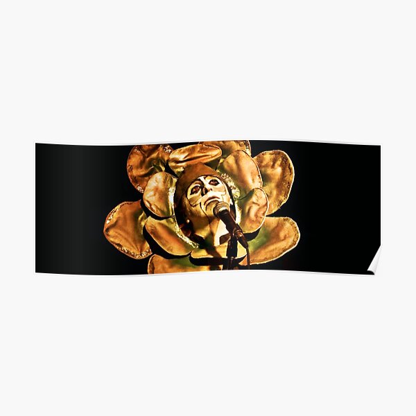 Peter Gabriel Flower Costume Poster