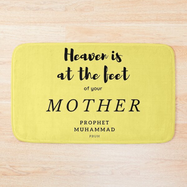 Item preview, Heaven’s at the feet of your Mother - Prophet Muhammad PBUH designed and sold by sourceoflife.