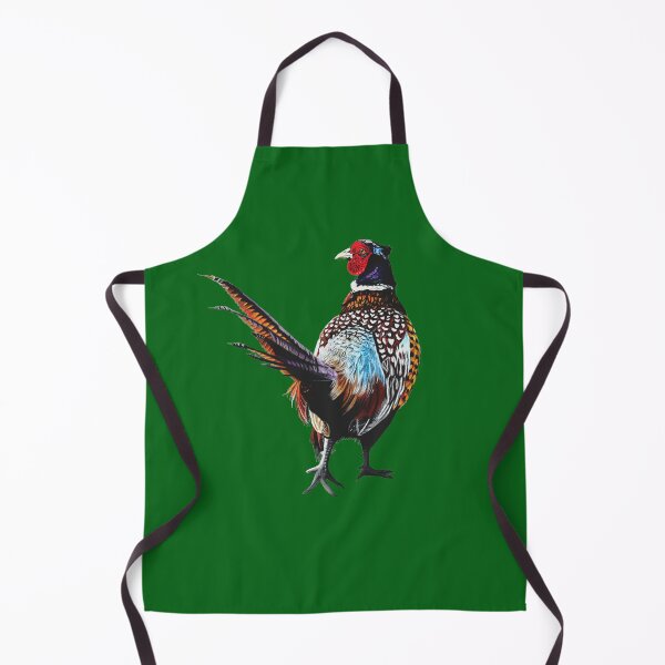 Item preview, Pheasant green background - pheasants - game bird- Pheasant art designed and sold by IslesArt.